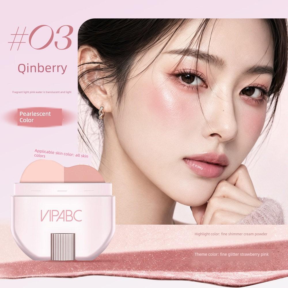 Famous Brand Genuine Blush Cream, Eyeshadow, Nose Shadow, Lipstick, Easy to Use for Beginners, Natural Color, Suitable for Students