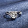 New Cute Copper Plated Real Gold Women's Ring Rotating Open Exquisite Geometric Jewelry