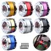 Car Modification Quick Release Steering Wheel Hub Adapter 6 Hole Snap Off Boss Kit Aluminium 1pcs