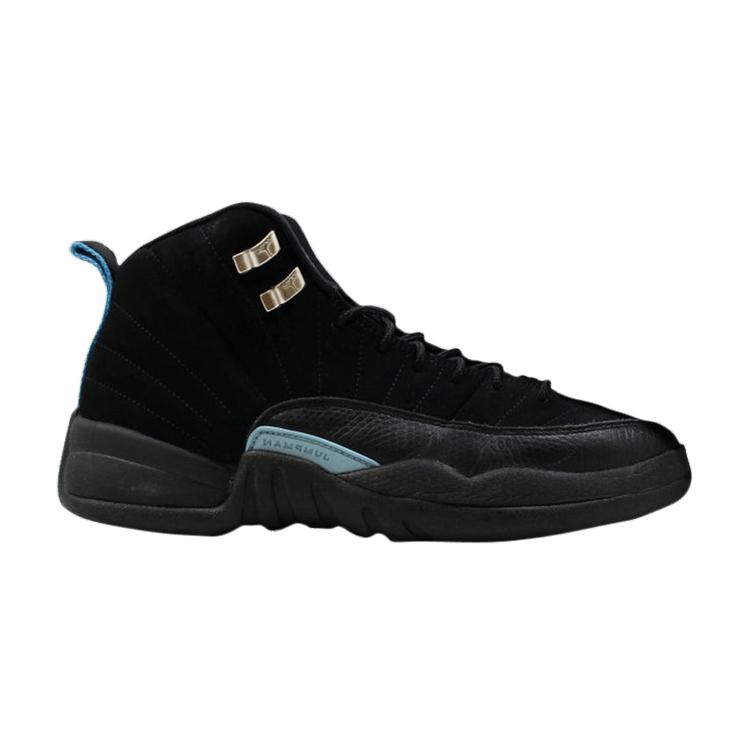 

Кроссовки Air Jordan 12 Retro GS Nubuck Kids Черный Белый-Университет-Синий 153265-018