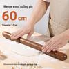 Solid Wood Rolling Pin for Dough, Dumplings & Baking - Round Head Design