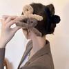 Mno Mink Fur Twisted Updo Hair Clip Lm-0557