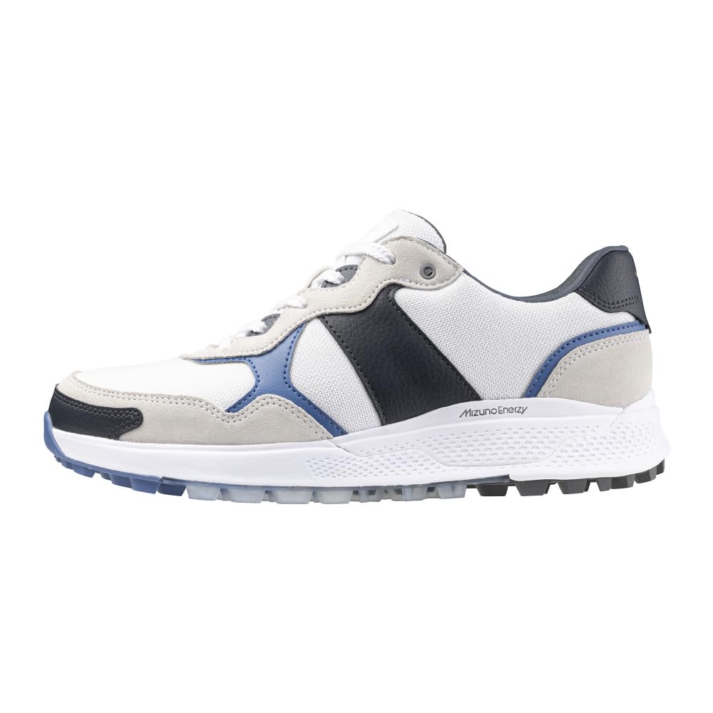 Golf Shoes MZU STREET MGU Street Spikeless White x Blue cm 3E [Mizuno] Men's 26.5