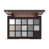 Makeup Capel 15-Color Midnight Knight Eyeshadow Palette: Shimmer & Matte Dark Gray, Deep Tones for Smokey Eye