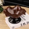 Creative Lily Drain Fruit Plate Ceramic Cute High Value Living Room Ornament High Foot Dried Fruit Snack Candy Plate