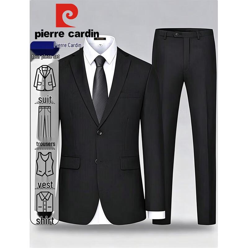 Pierre Cardin Men's Slim Fit Business Suit Set