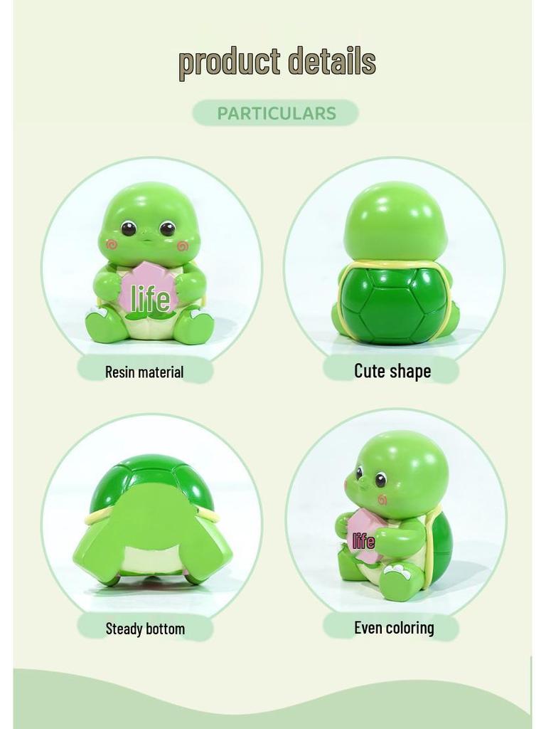 Turtle Ornament for Desk: Creative Gift for Girls & Kids