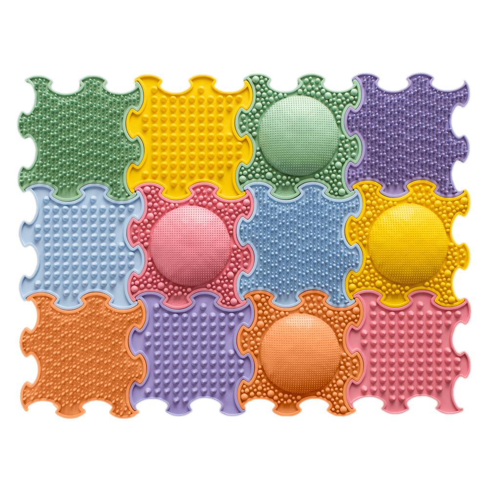 Mini Sensory Puzzles 12 Pcs. 15x15cm