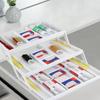 Multi Grid Drawer Organizer 2/3 Tier Flatware Storage Divider  Cosmetics Utensils