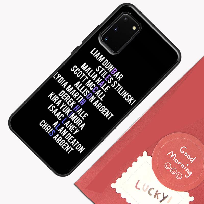 Teen Wolf Beacon Hills Phone Case For Samsung Galaxy S26 S25 S24 S20 S21 S22 S23 Ultra S10 Plus S25 FE Cover Shell