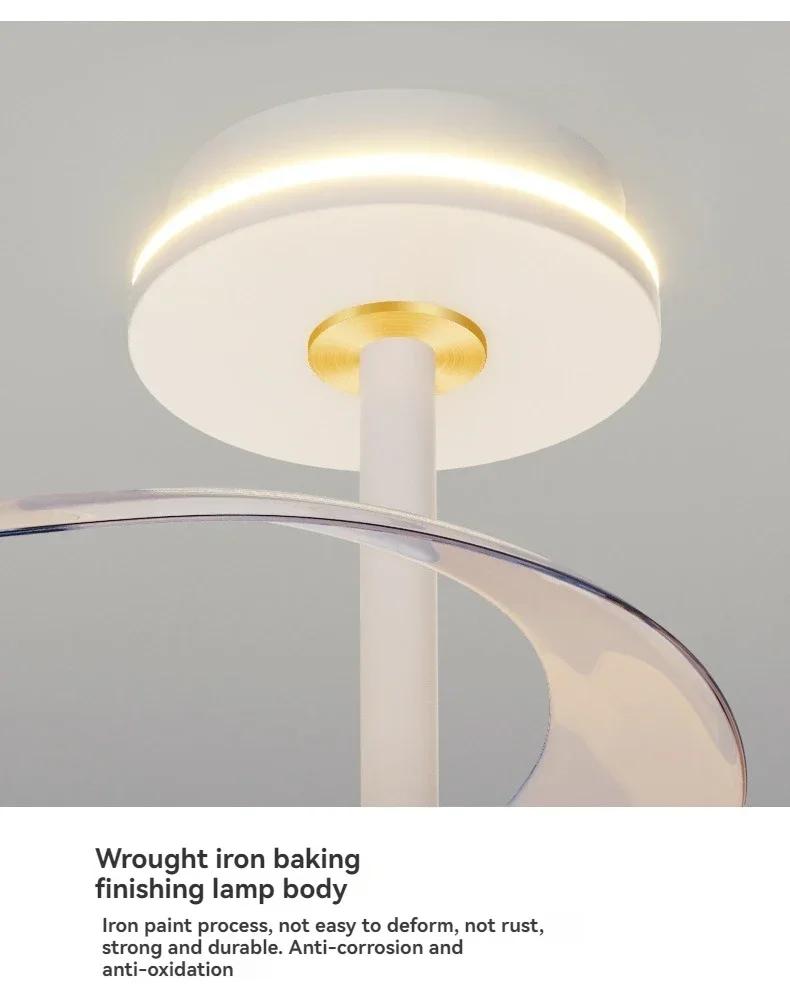 Modern luxury fancy ceiling fan with Light remote control living room Nordic dining room home decoration ventilation ceiling fan