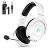 Gvyugke Gaming-Headset: 2,4G USB/Typ-C/Bluetooth 5.4/Kabelgebundene 4-Wege-Verbindung, 20ms Ultra-Niedrig-Latenz Kabellose Kopfhörer, 50mm Treiber, Räumlicher Klang,
