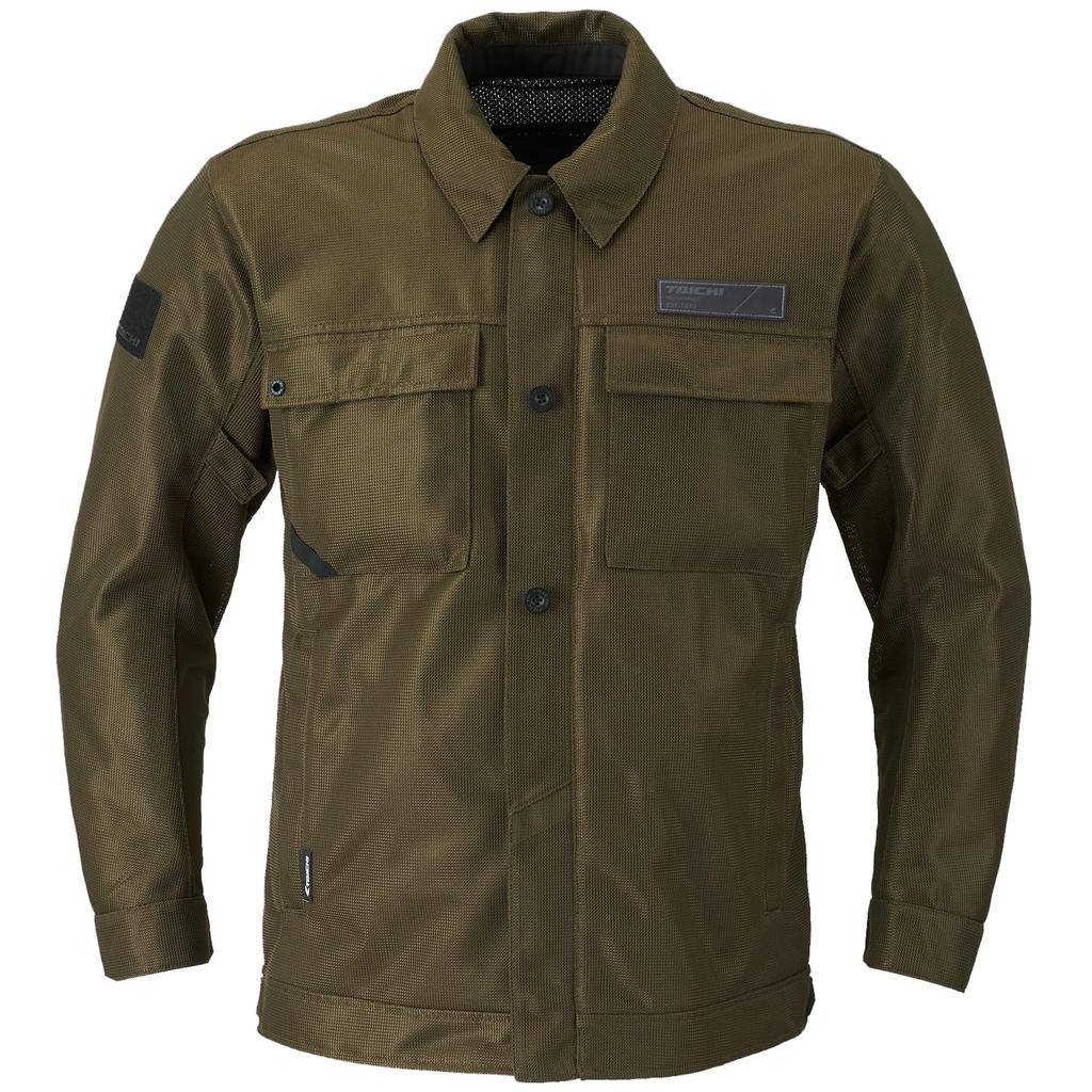 RS Taichi RSJ353 KHAKI S Motorcycle Wear, Riding Jacket, Spring and Summer, Breathable, Mesh