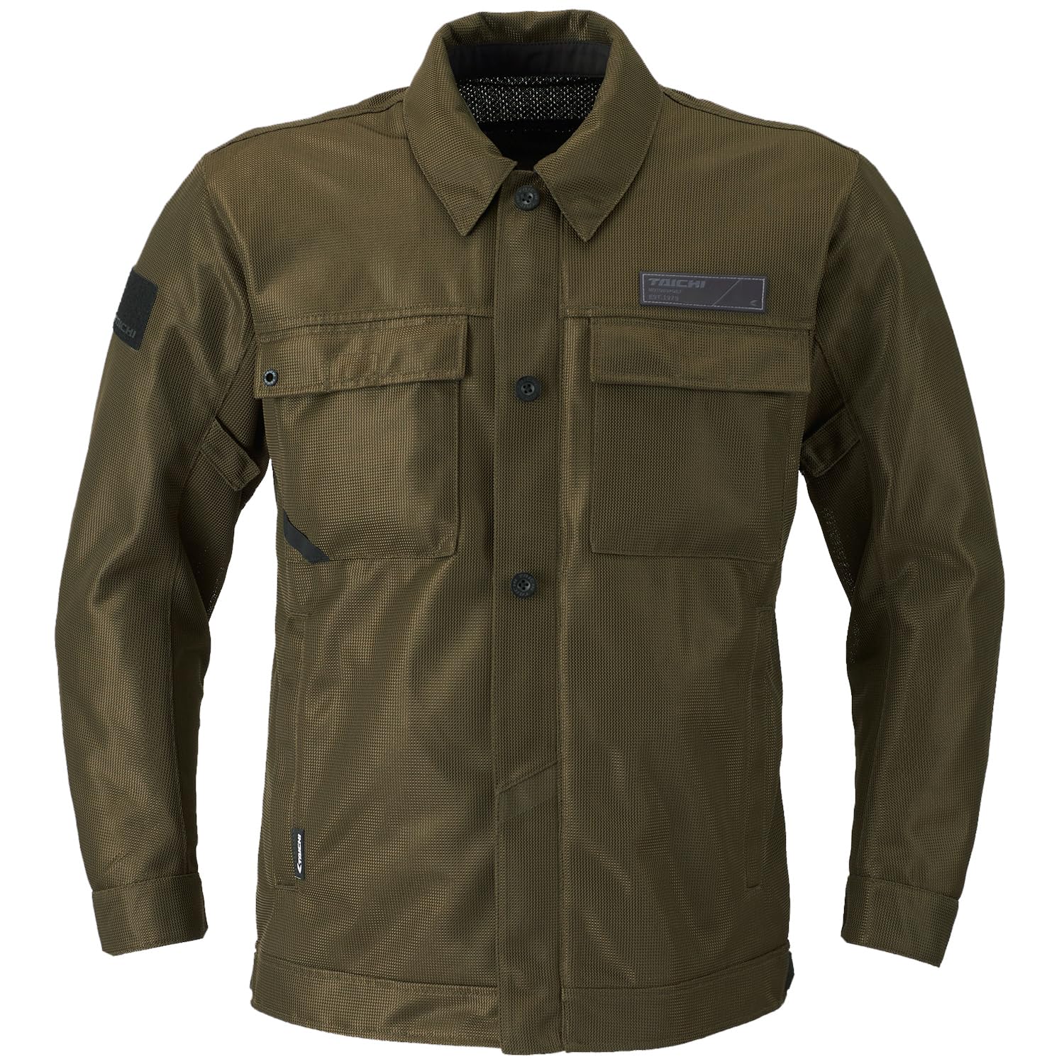 

Motorcycle wear Riding jacket Breathable Mesh shirt with CE protector Miles Air Jacket RSJ353 KHAKI M [RS Taichi] Spring/Summer built-in
