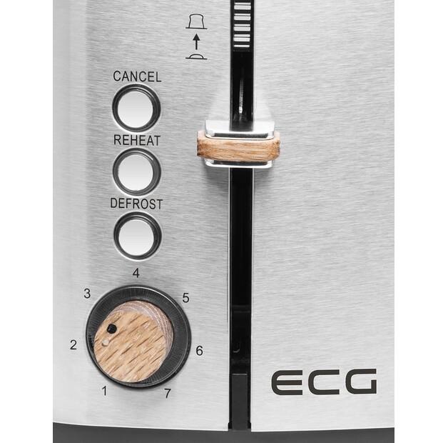 Тостер ECG ST 2767 timber (100001916050)