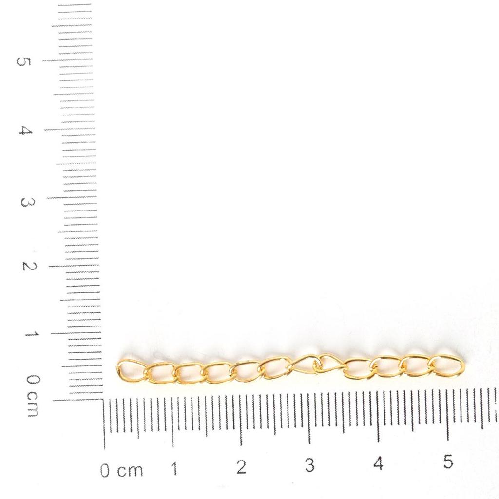 Nastavitelný korálkový prodlužovací řetízek pro DIY šperky a doplňky