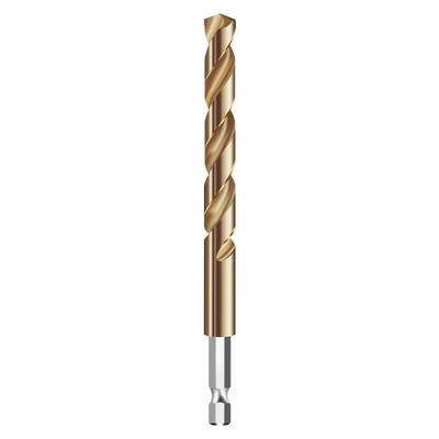 1Pc HSS High Speed Steel Titanium Coated Drill Bit Set 1/4 Hex Shank 1.5mm-10mm Hexagonal Handle Twist Drill