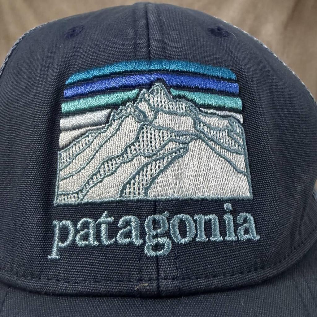 Used Patagonia Patagonia Mountain Embroidered Mesh Cap Camping Outdoor