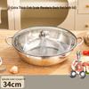 Premium 34cm Edelstahl Antihaft-Mandarinenente Hot Pot