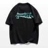 Hot Sale High Quality Men Hip Hop T Shirt Oversized Loose Short Sleeve Neutral Creativity Fashion Casual Printing Tops Tees New