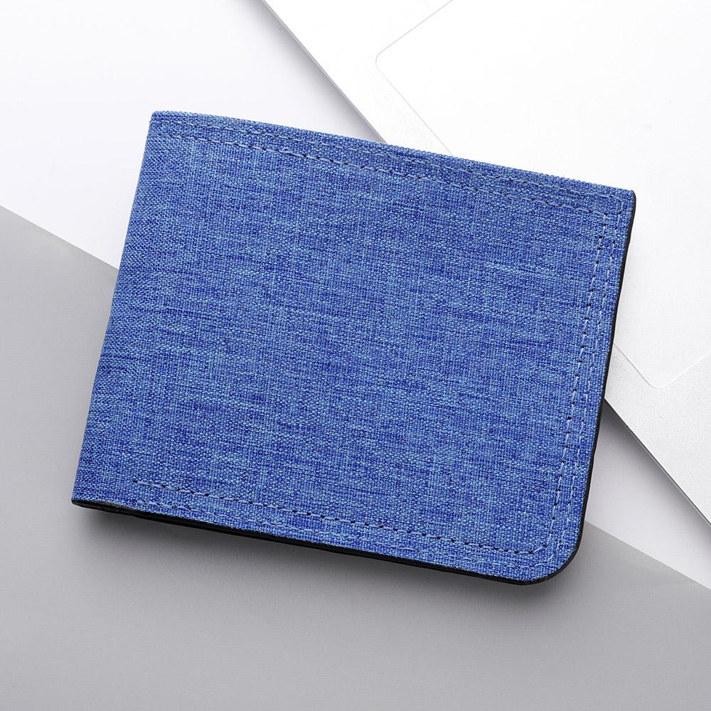 Men's Short Wallet Credit Card ID Card Holder Wallet Business Casual Slim Fit New Fashion Men's Youth Money Clip