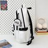 Backpack Women's Large Capacity School Bag College Travel Multi-compartment School Bag