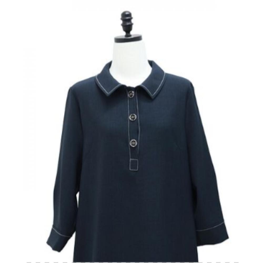 Shiz Madam N2668 Ruette Stitch Collar Dress