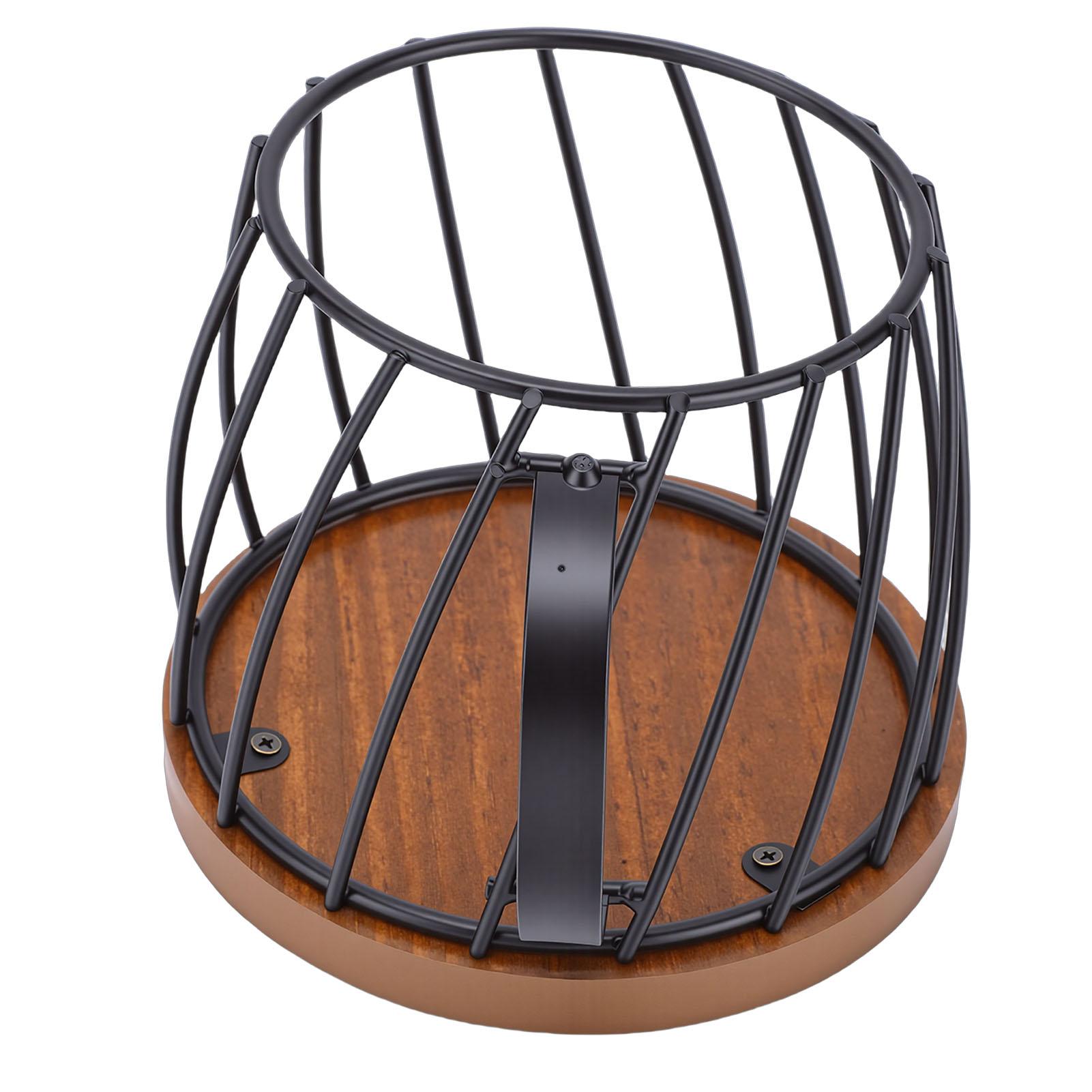 Musysh Black Coffee Pod Basket Versatile Large Capacity Coffee Pod Holder Organizer For 35 Coffee Capsules