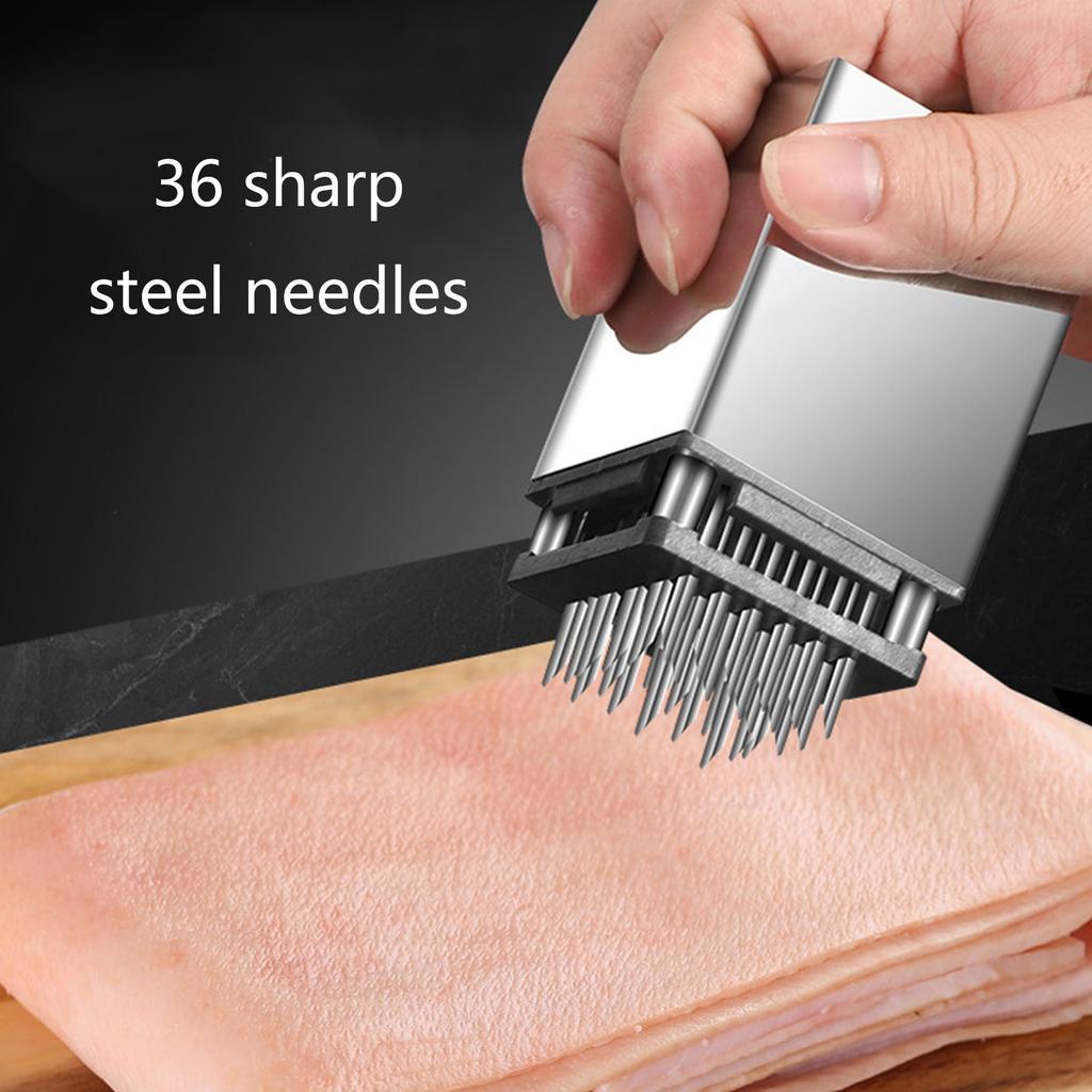 Multifunctional Meats Tenderizer Loose Meat Hammer Double-Sided Checkered Beef Tenderizer Stainless Steel Tools