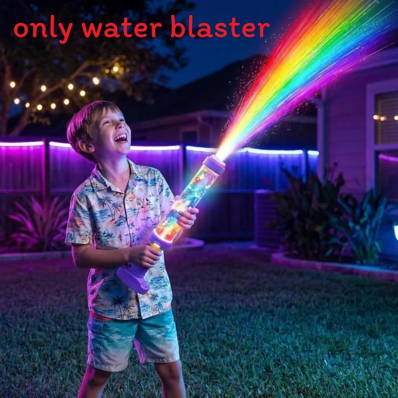 Pistola ad Acqua LED Arcobaleno con Luce Luminosa per Piscina, Spiaggia, Giochi all'Aperto