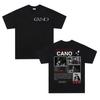 Rapper Cano Triana Tour Graphic T shirt Men's Hip Hop punk Short sleeve T-shirt Oversized Unisex cotton T Shirts streetwear oversized summer new tee