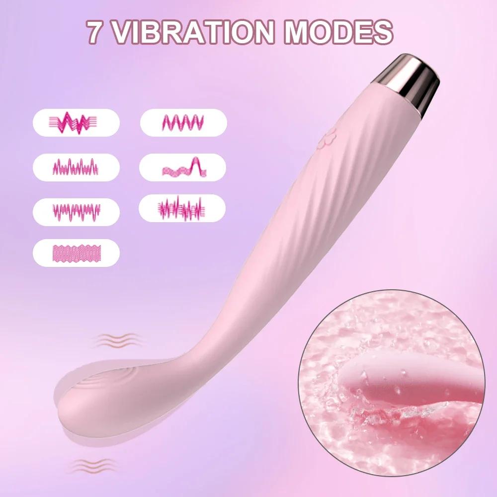 Powerful G-Spot Vibrator Female for Beginner Soft Nipple Clitoris Stimulator Massager Fast Orgasm Adult Goods Sex Toys for Women