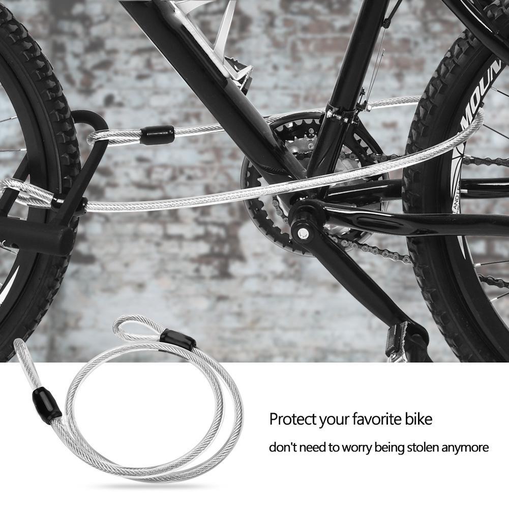 Inbike Strong Steel Anti Theft Bike Bicycle U shaped Security Safety Cable Lock