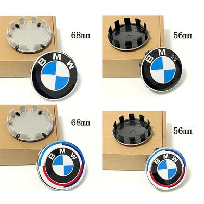 4Pcs 68MM 56MM Car Wheel Center Caps for E90 E46 F10 F30 E87 F20 G20 E60 E39 E92 F11 F31 E61 F25 E36 X3 X5 Car Accessorie