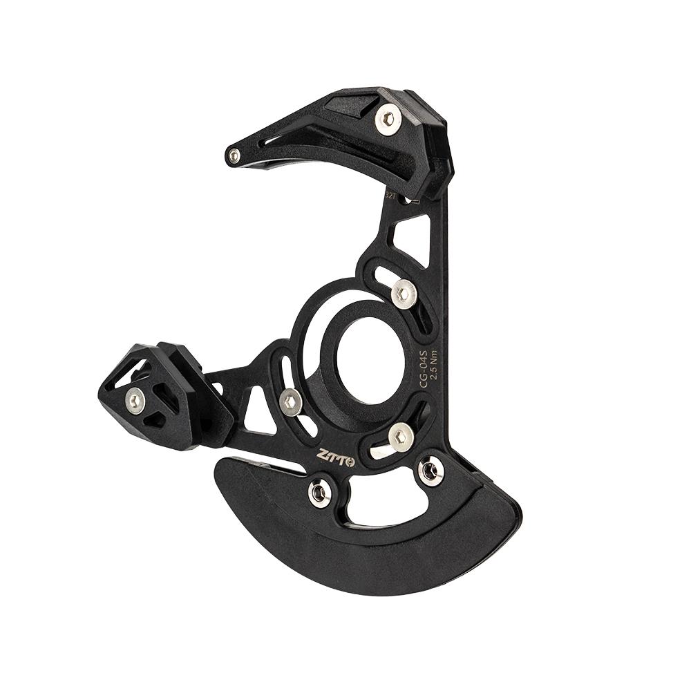 ZTTO DH Chain Guide MTB Gravel Bike Single Disc Sprocket Chain Guide Drop Catcher BB Mount 1x System 32T-38T Frame Guard CG04S