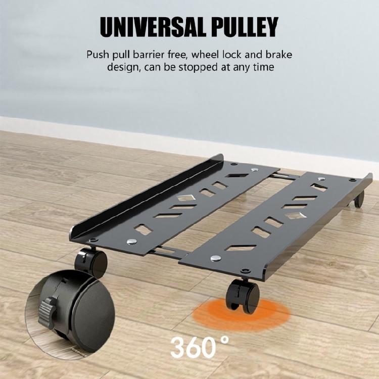 Computer Tower Stand Adjustable Mobile CPU Stand CPU Holder PC Tower Stand with Wheel PC Floor Risers Stand Computer