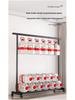 Floor Standing Clothes Rack and Coat Stand with Folding Single Pole for Bedroom or Dormitory.