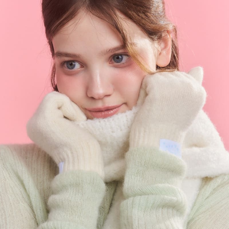 ENGBROX bubble gum wool gloves_6 colors