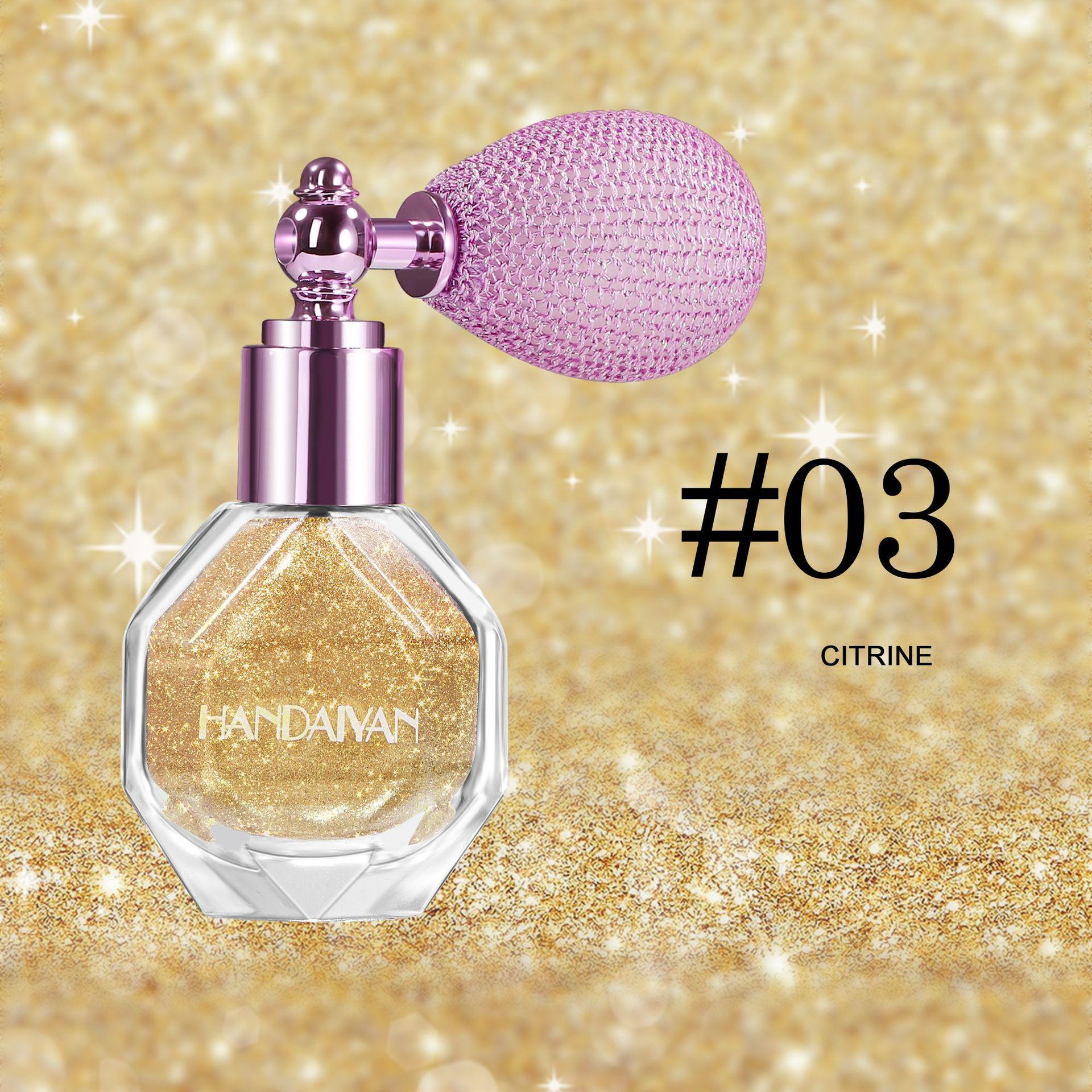 

Модный хайлайтер-спрей, блестящая пудра-спрей, мерцающая пудра для макияжа для лица, тела, хайлайтер для макияжа