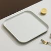 Inyahome Set of 1/4/10 Wheat Straw Square Dinner Dish Snack Dessert Plates for Vegetable Fruit Cake Bread Serving Plate Tray