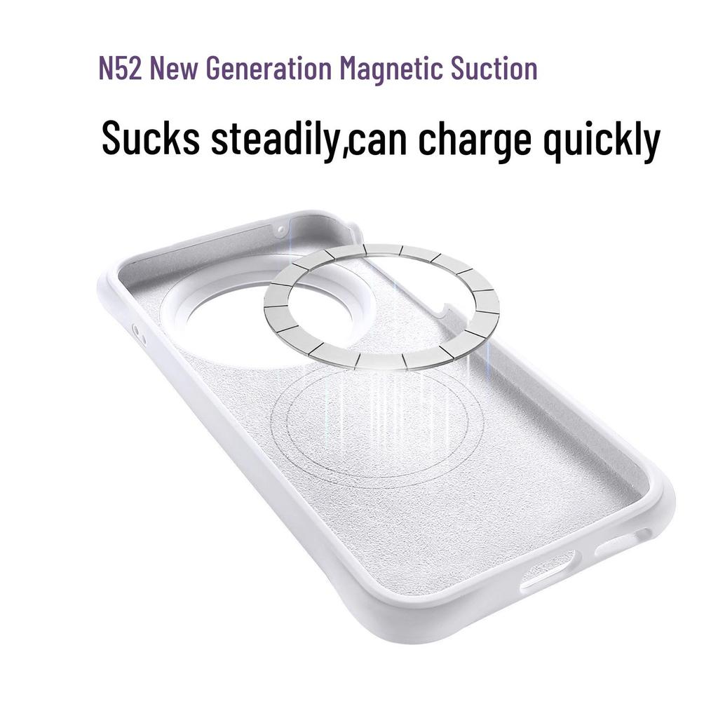 Huawei Mate80 Pro Liquid Silicone Magnetic Wave Drop-Proof Case