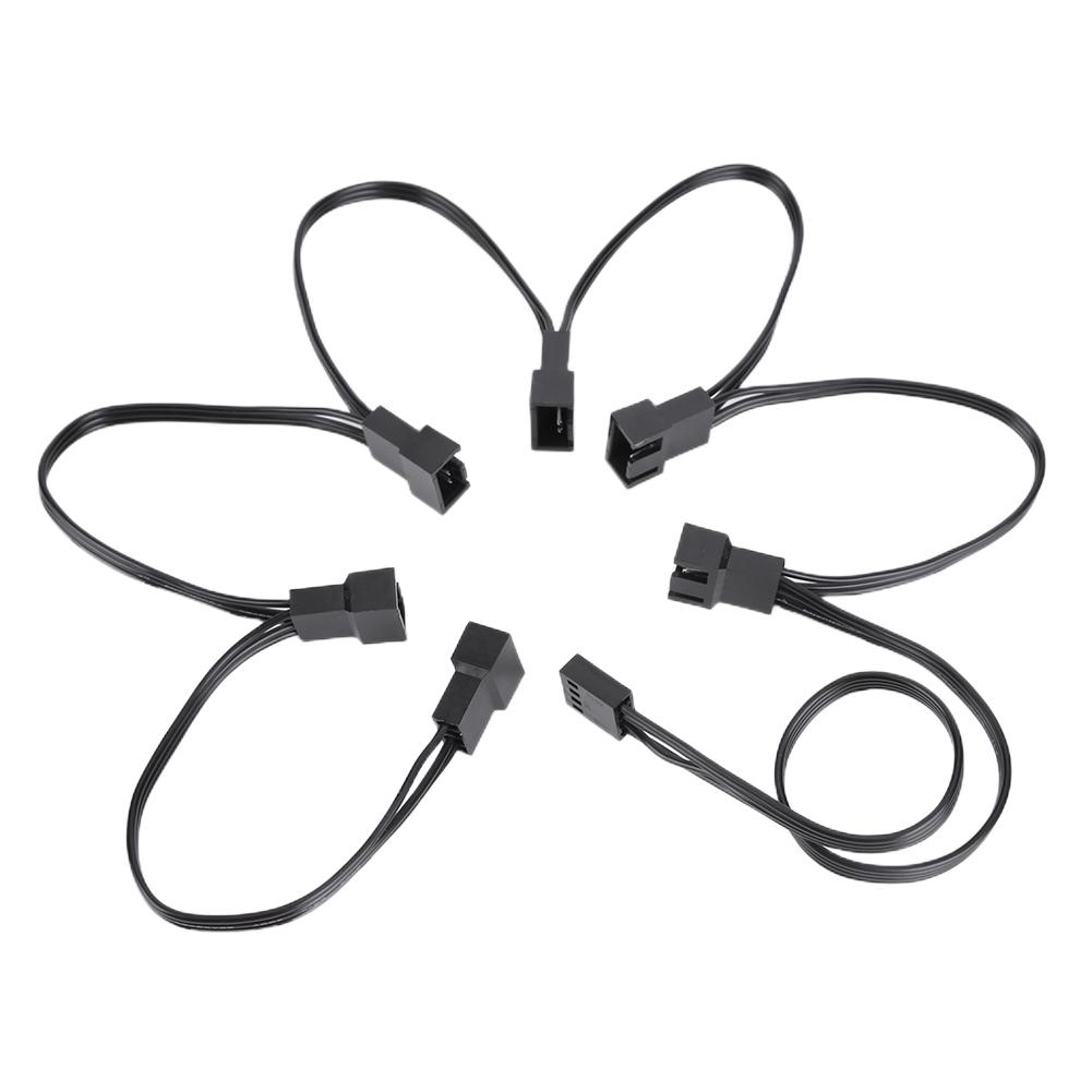 Portable Fan PWM Splitter Female To Male Power Multi Splitter PVC Insulation Material Extension Cable Connector for PC Case Fan