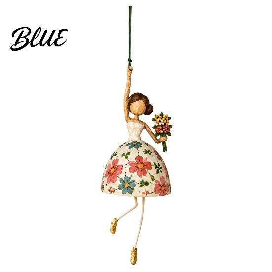 Graceful Silhouette Art Dancing Lady Hanging Ornament for Home Decor Elegant Sculpture Ornaments Creative Pendant Indoor Outdoor Window Porch Garden