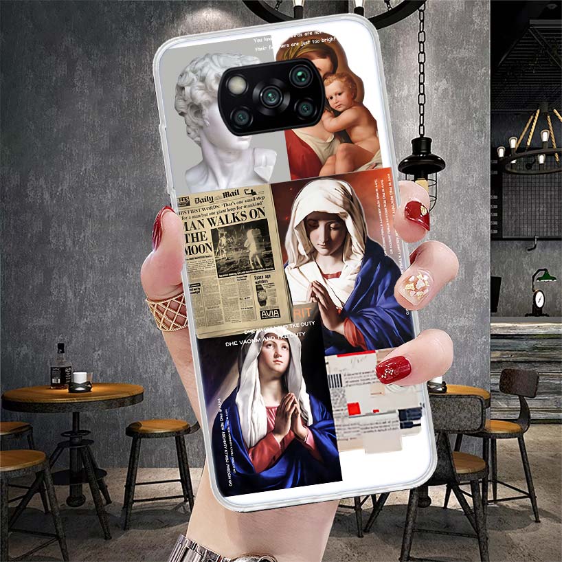 

Retro Great Art Aesthetic Mona Lisa Phone Case For Xiaomi Redmi 15C 15 13C 13 Poco X5 X6 X7 F7 Ultra M7 12C 12 10 10C 9C 9A 9T 9 Redmi 10
