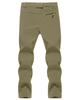 TACVASEN Combat Cold Weather Trekking Pants with Fleece Loose Perfect for Size M Men's Pants, Lining, Fit, Unisex, Airsoft, Khaki,