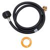 Fuel Gas Extension Hose Replacement for Tank Portable BBQ Grill Stove Heater RV 1lb To 20lb 6ft