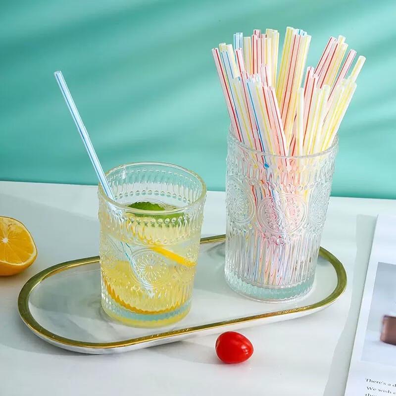 ZISIZ Food Grade Disposable Drinking Straws