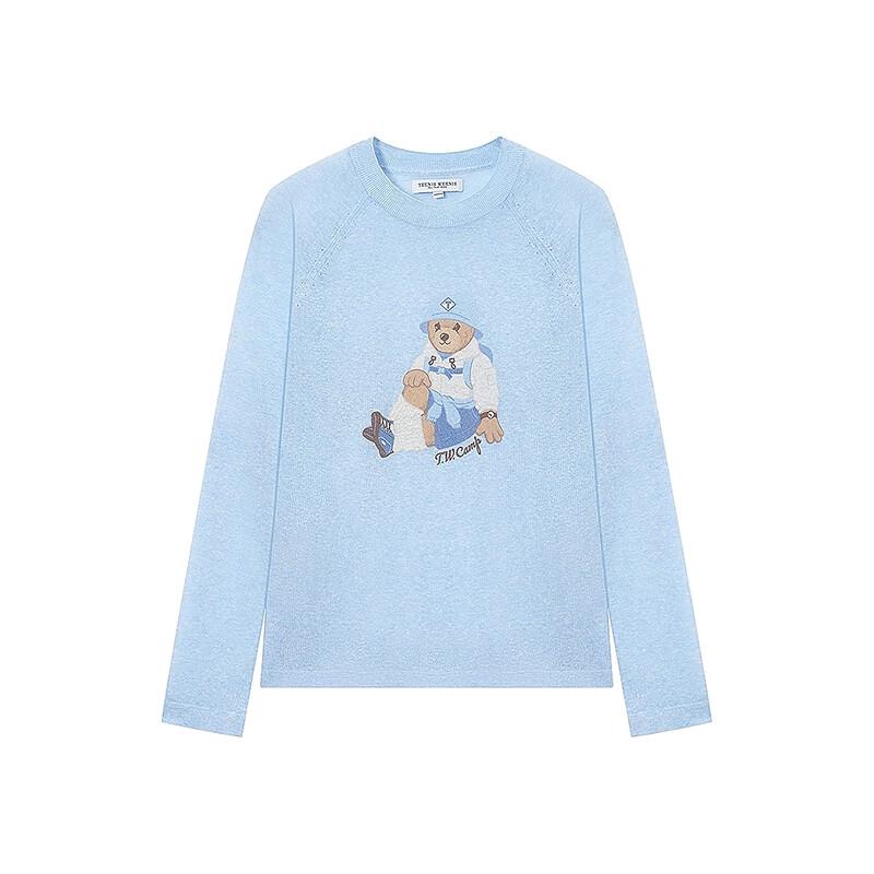 Teenie Weenie Women's Cotton Linen Blend Two-Piece Sweater Set