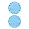 Soft and Flexible 2Pcs Car Cup Coaster Texture Soft Glue Anti slip Holder