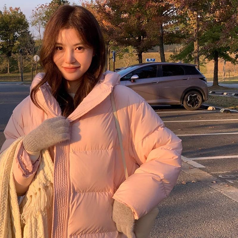 Women's Autumn And Winter High-end Down Jacket Medium Length Loose And Thickened Jacket